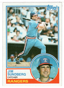 Jim Sundberg - Texas Rangers (MLB Baseball Card) 1983 Topps # 665 Mint