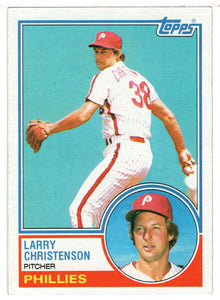 Larry Christenson - Philadelphia Phillies (MLB Baseball Card) 1983 Topps # 668 Mint