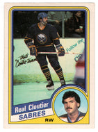 Real Cloutier - Buffalo Sabres (NHL Hockey Card) 1984-85 O-Pee-Chee # 19 VG-NM