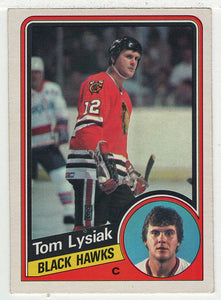 Tom Lysiak - Chicago Blackhawks (NHL Hockey Card) 1984-85 O-Pee-Chee # 39 VG-NM