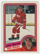 John Barrett - Detroit Red Wings (NHL Hockey Card) 1984-85 O-Pee-Chee # 49 VG-NM