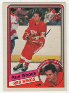 Paul Woods - Detroit Red Wings (NHL Hockey Card) 1984-85 O-Pee-Chee # 66 VG-NM