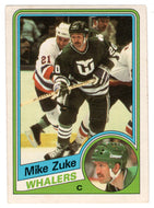 Mike Zuke - Hartford Whalers (NHL Hockey Card) 1984-85 O-Pee-Chee # 80 VG-NM