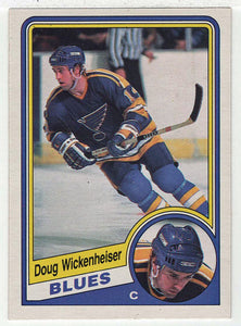 Doug Wickenheiser - St. Louis Blues (NHL Hockey Card) 1984-85 O-Pee-Chee # 193 VG-NM