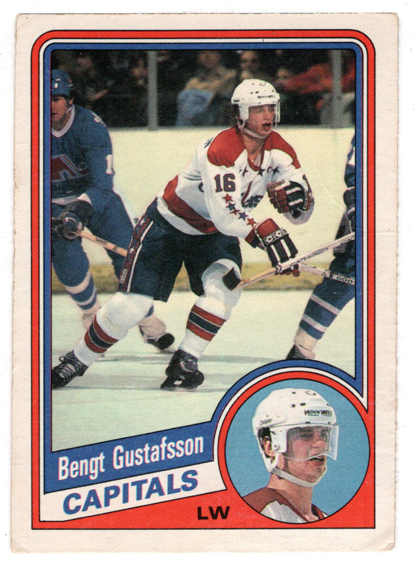 Bengt Gustafsson - Washington Capitals (NHL Hockey Card) 1984-85 O-Pee-Chee # 198 VG-NM
