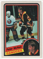 Peter McNab - Vancouver Canucks (NHL Hockey Card) 1984-85 O-Pee-Chee # 326 VG-NM