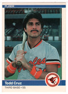Todd Cruz - Baltimore Orioles (MLB Baseball Card) 1984 Fleer # 3 Mint