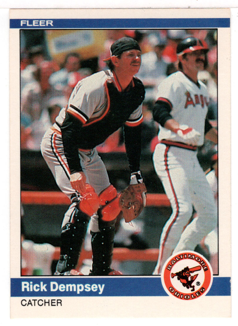 Rick Dempsey - Baltimore Orioles (MLB Baseball Card) 1984 Fleer # 6 Mint