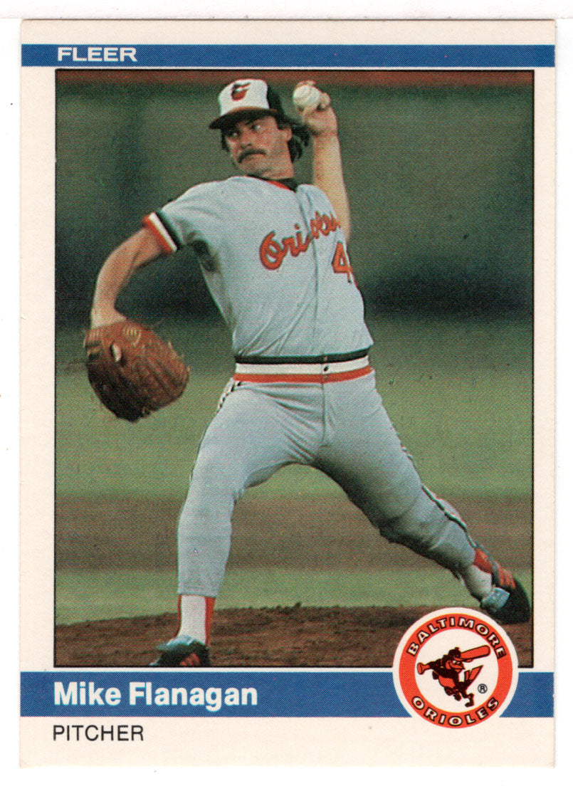 Mike Flanagan - Baltimore Orioles (MLB Baseball Card) 1984 Fleer # 8 Mint