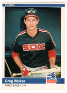Greg Walker RC - Chicago White Sox (MLB Baseball Card) 1984 Fleer # 73 Mint