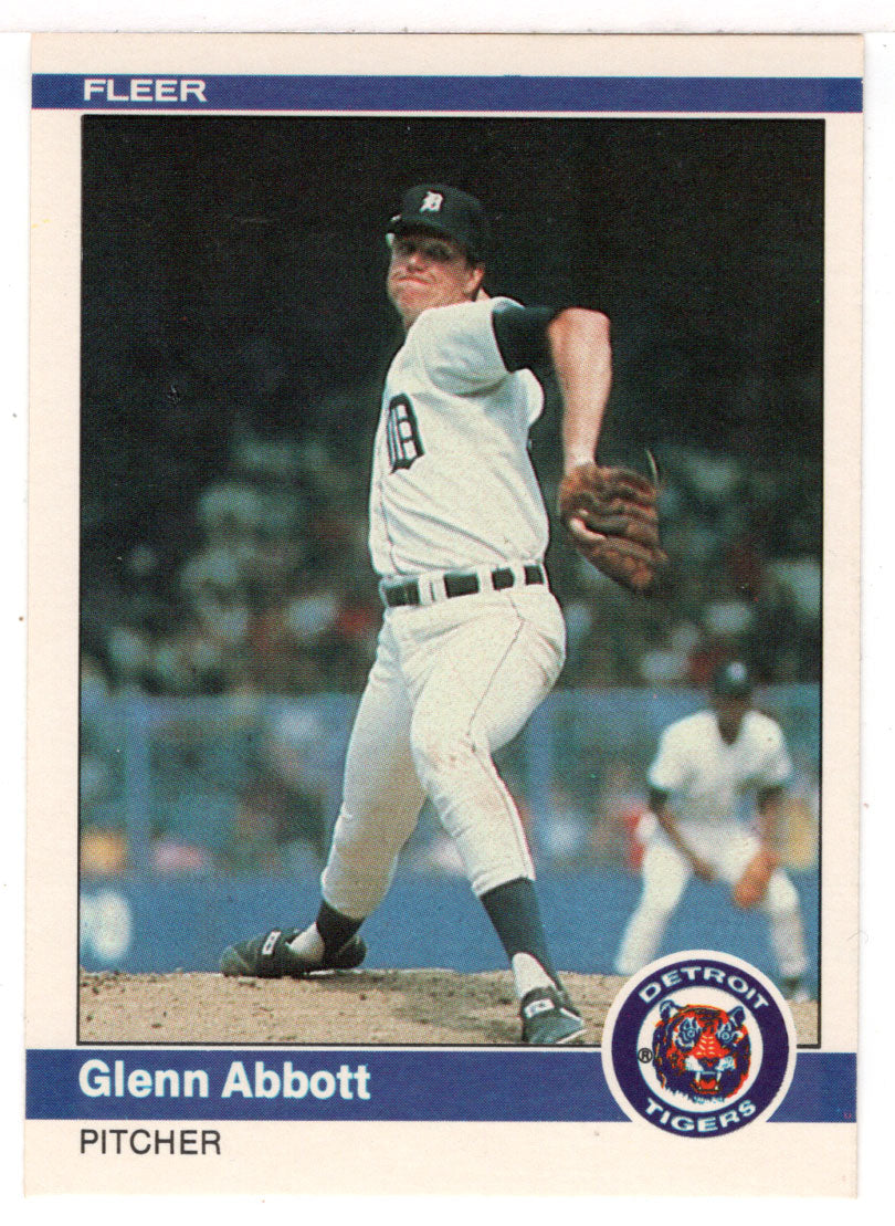 Glenn Abbott - Detroit Tigers  (MLB Baseball Card) 1984 Fleer # 74 Mint