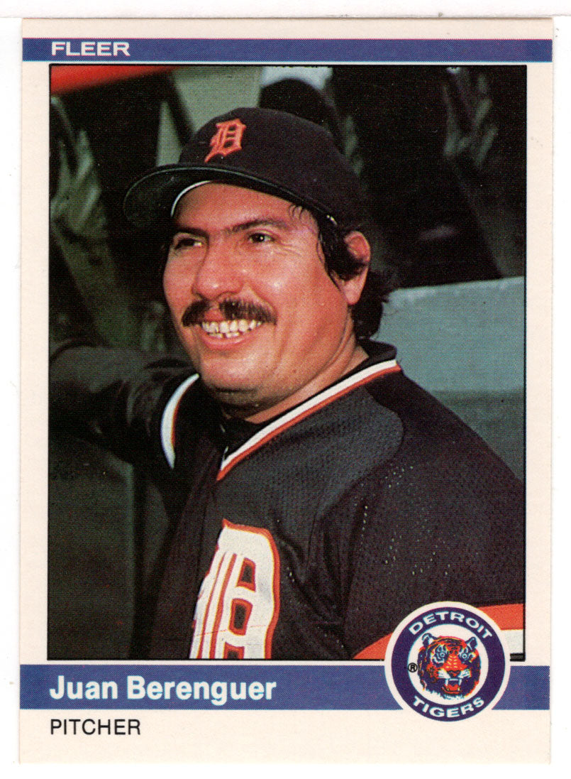 Juan Berenguer - Detroit Tigers  (MLB Baseball Card) 1984 Fleer # 77 Mint