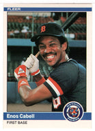 Enos Cabell - Detroit Tigers  (MLB Baseball Card) 1984 Fleer # 79 Mint