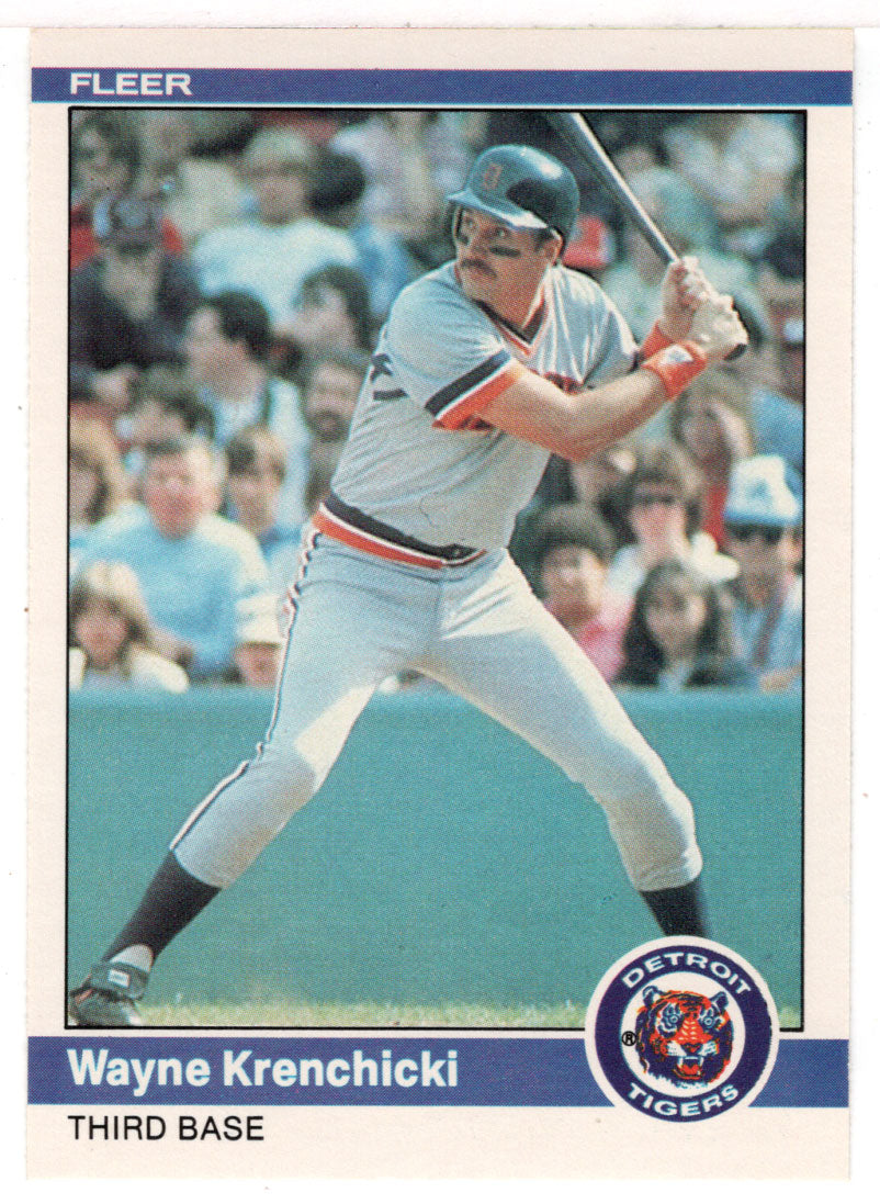 Wayne Krenchicki - Detroit Tigers  (MLB Baseball Card) 1984 Fleer # 83 Mint