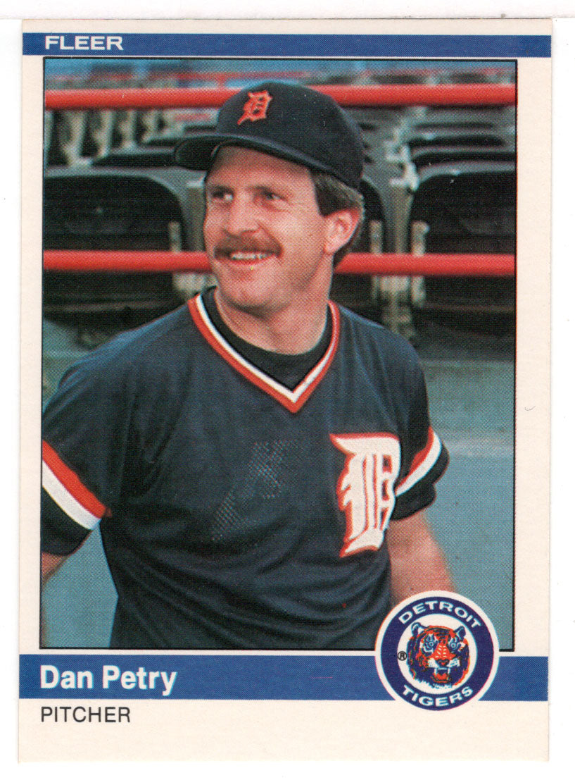 Dan Petry - Detroit Tigers  (MLB Baseball Card) 1984 Fleer # 89 Mint