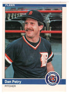 Dan Petry - Detroit Tigers  (MLB Baseball Card) 1984 Fleer # 89 Mint