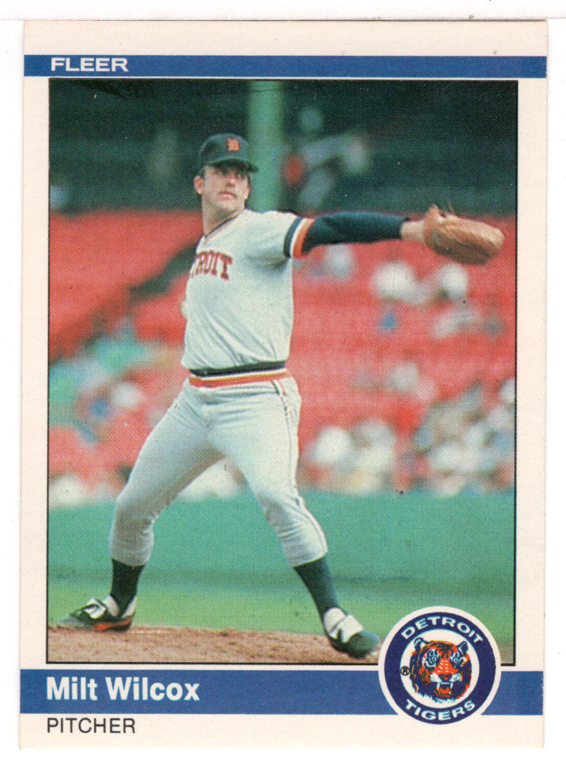 Milt Wilcox - Detroit Tigers  (MLB Baseball Card) 1984 Fleer # 93 Mint