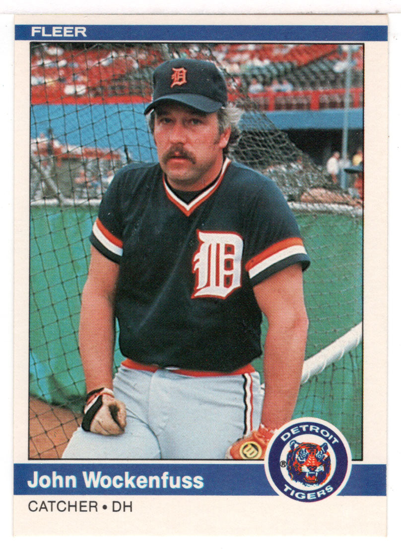 John Wockenfuss - Detroit Tigers  (MLB Baseball Card) 1984 Fleer # 95 Mint