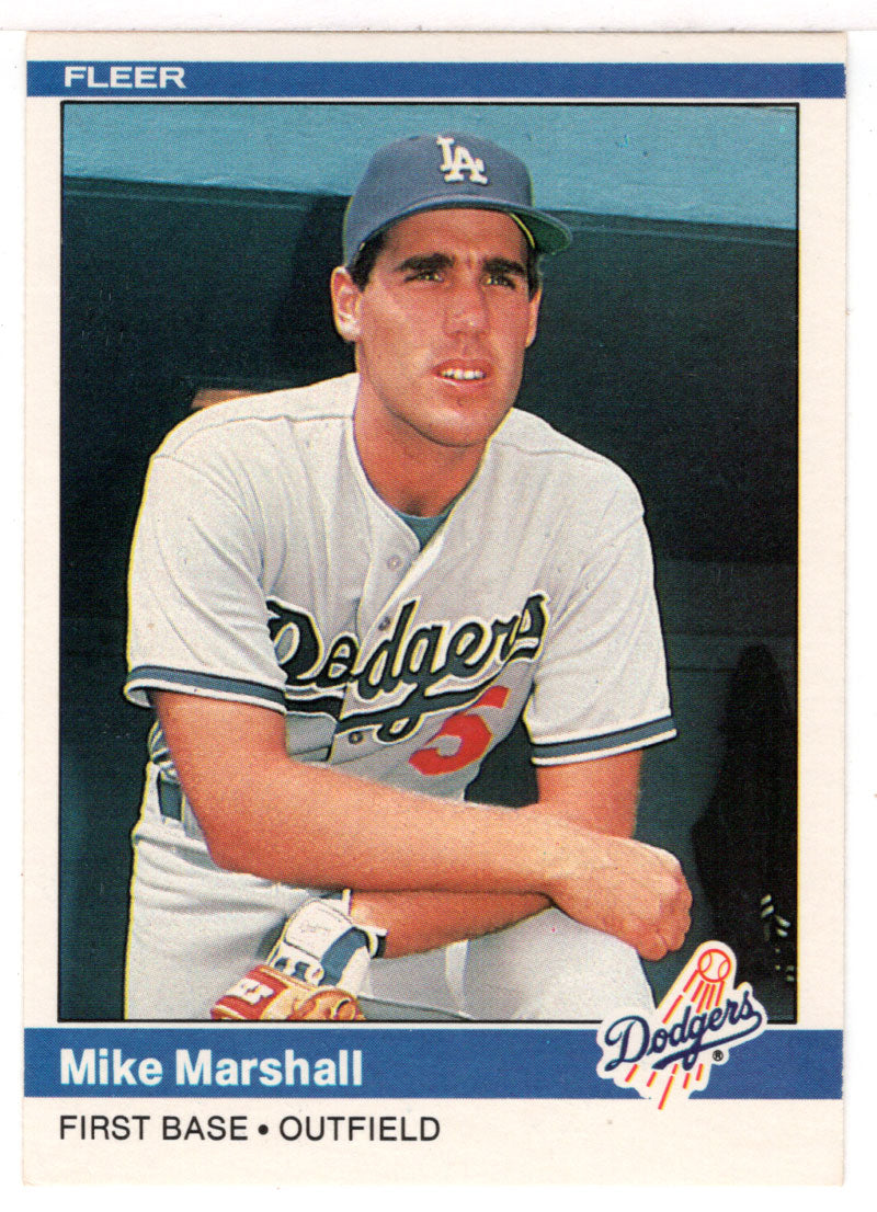 Mike Marshall - Los Angeles Dodgers (MLB Baseball Card) 1984 Fleer # 105 Mint