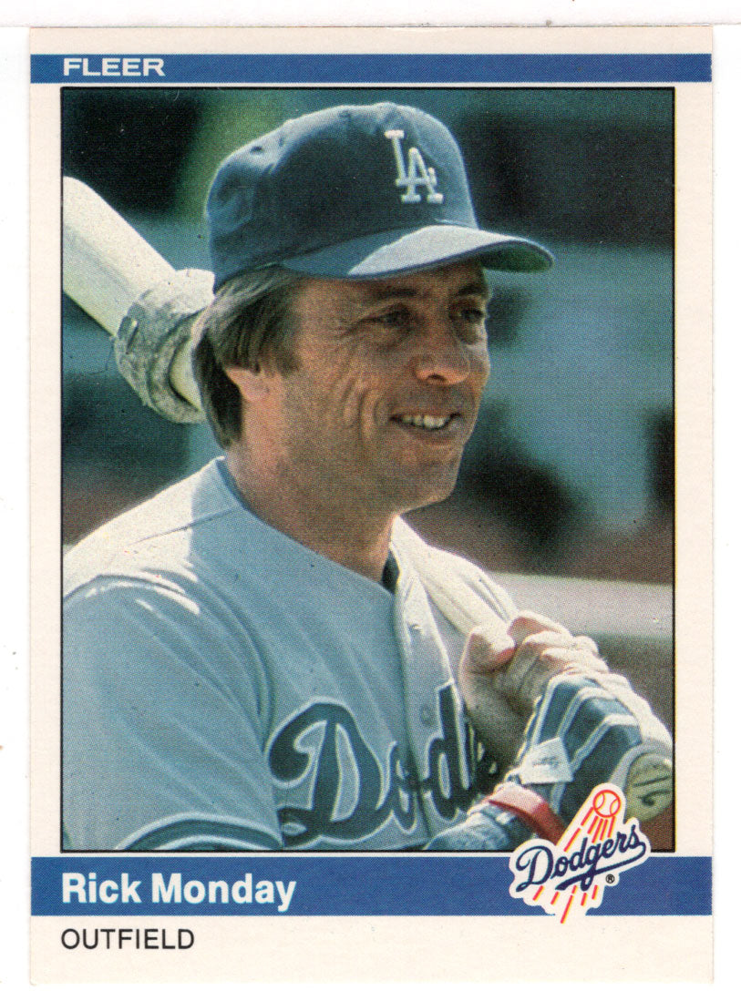 Rick Monday - Los Angeles Dodgers (MLB Baseball Card) 1984 Fleer # 106 Mint