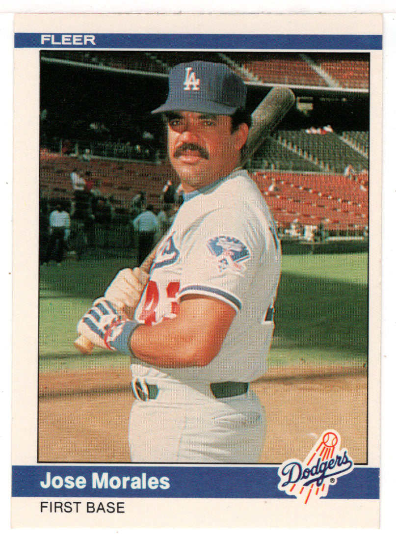 Jose Morales - Los Angeles Dodgers (MLB Baseball Card) 1984 Fleer # 107 Mint