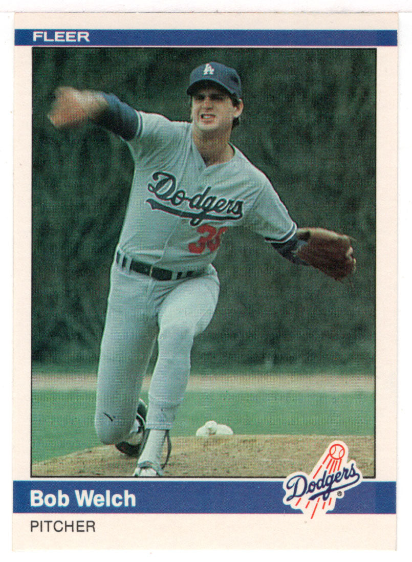 Bob Welch - Los Angeles Dodgers (MLB Baseball Card) 1984 Fleer # 116 Mint