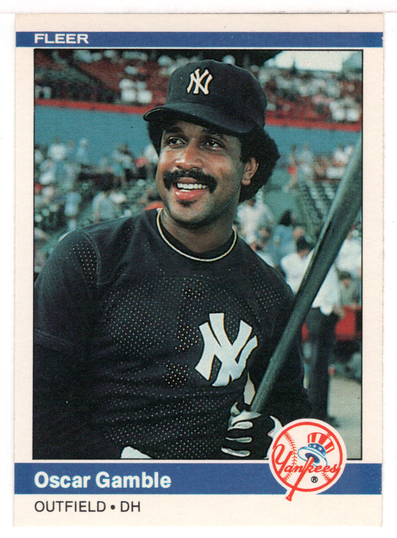 Oscar Gamble - New York Yankees (MLB Baseball Card) 1984 Fleer # 124 Mint