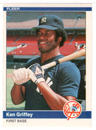 Ken Griffey - New York Yankees (MLB Baseball Card) 1984 Fleer # 126 Mint