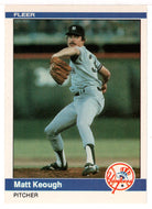 Matt Keough - New York Yankees (MLB Baseball Card) 1984 Fleer # 130 Mint