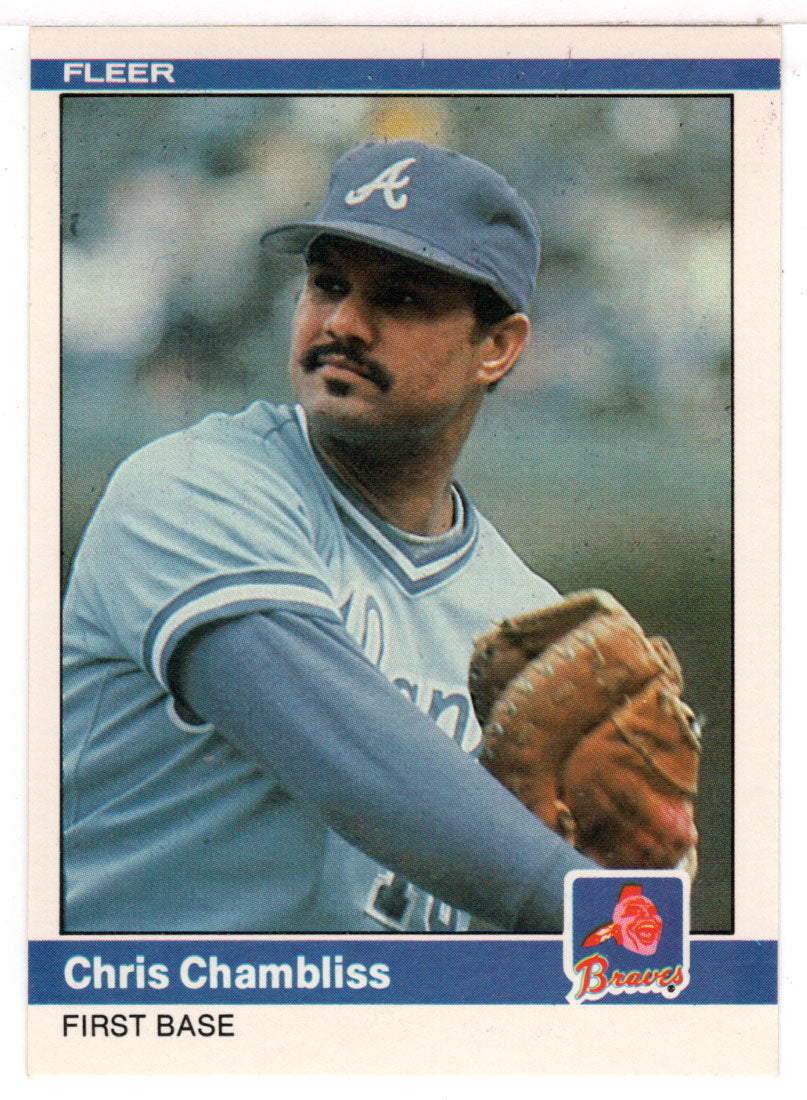 Chris Chambliss - Atlanta Braves (MLB Baseball Card) 1984 Fleer # 175 Mint