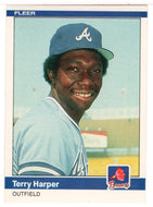 Terry Harper - Atlanta Braves (MLB Baseball Card) 1984 Fleer # 180 Mint