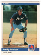 Randy Johnson - Atlanta Braves (MLB Baseball Card) 1984 Fleer # 183 Mint