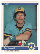 Roy Howell - Milwaukee Brewers (MLB Baseball Card) 1984 Fleer # 203 Mint