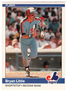 Bryan Little - Montreal Expos (MLB Baseball Card) 1984 Fleer # 279 Mint