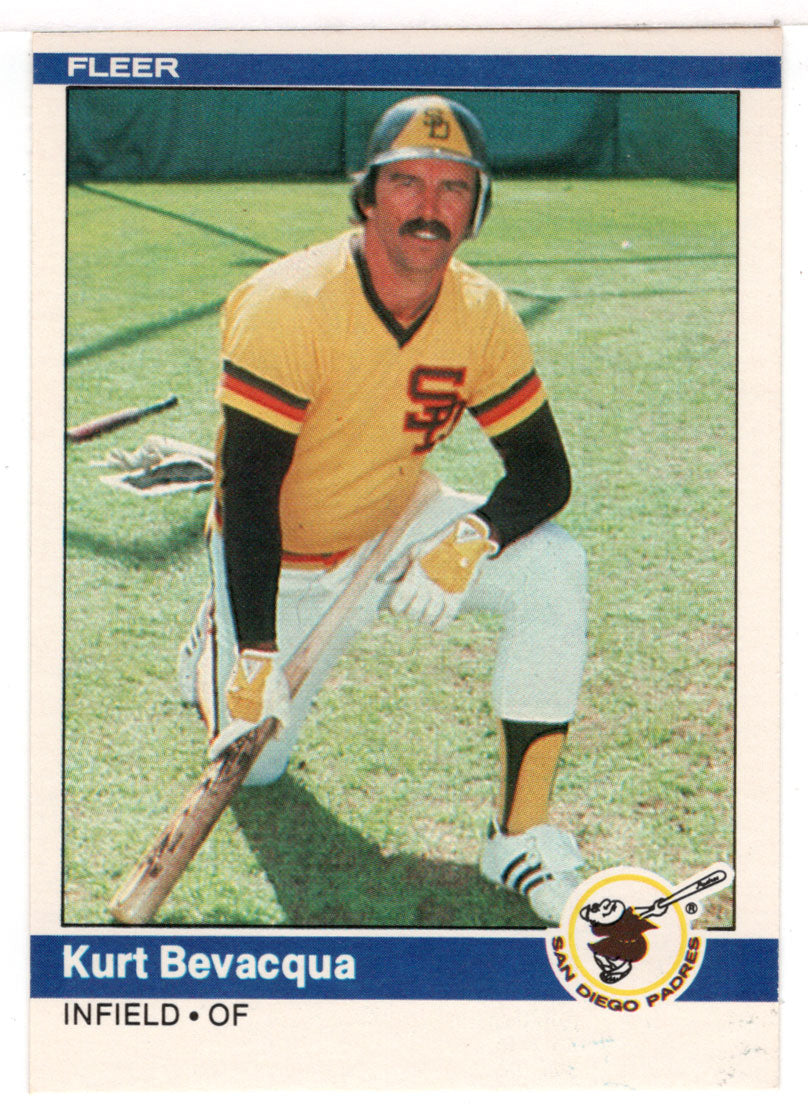 Kurt Bevacqua - San Diego Padres (MLB Baseball Card) 1984 Fleer # 294 Mint