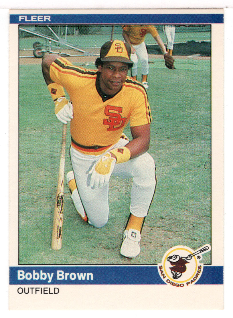 Bobby Brown - San Diego Padres (MLB Baseball Card) 1984 Fleer # 296 Mint