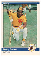 Bobby Brown - San Diego Padres (MLB Baseball Card) 1984 Fleer # 296 Mint
