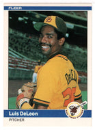 Luis DeLeon - San Diego Padres (MLB Baseball Card) 1984 Fleer # 297 Mint