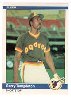Garry Templeton - San Diego Padres (MLB Baseball Card) 1984 Fleer # 314 Mint