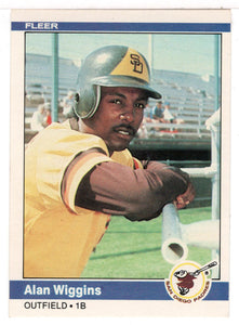 Alan Wiggins - San Diego Padres (MLB Baseball Card) 1984 Fleer # 317 Mint