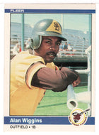 Alan Wiggins - San Diego Padres (MLB Baseball Card) 1984 Fleer # 317 Mint