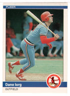 Dane Iorg - St. Louis Cardinals (MLB Baseball Card) 1984 Fleer # 326 Mint