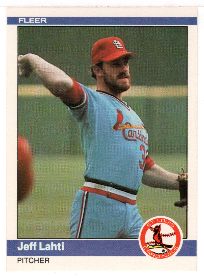 Jeff Lahti - St. Louis Cardinals (MLB Baseball Card) 1984 Fleer # 327 Mint