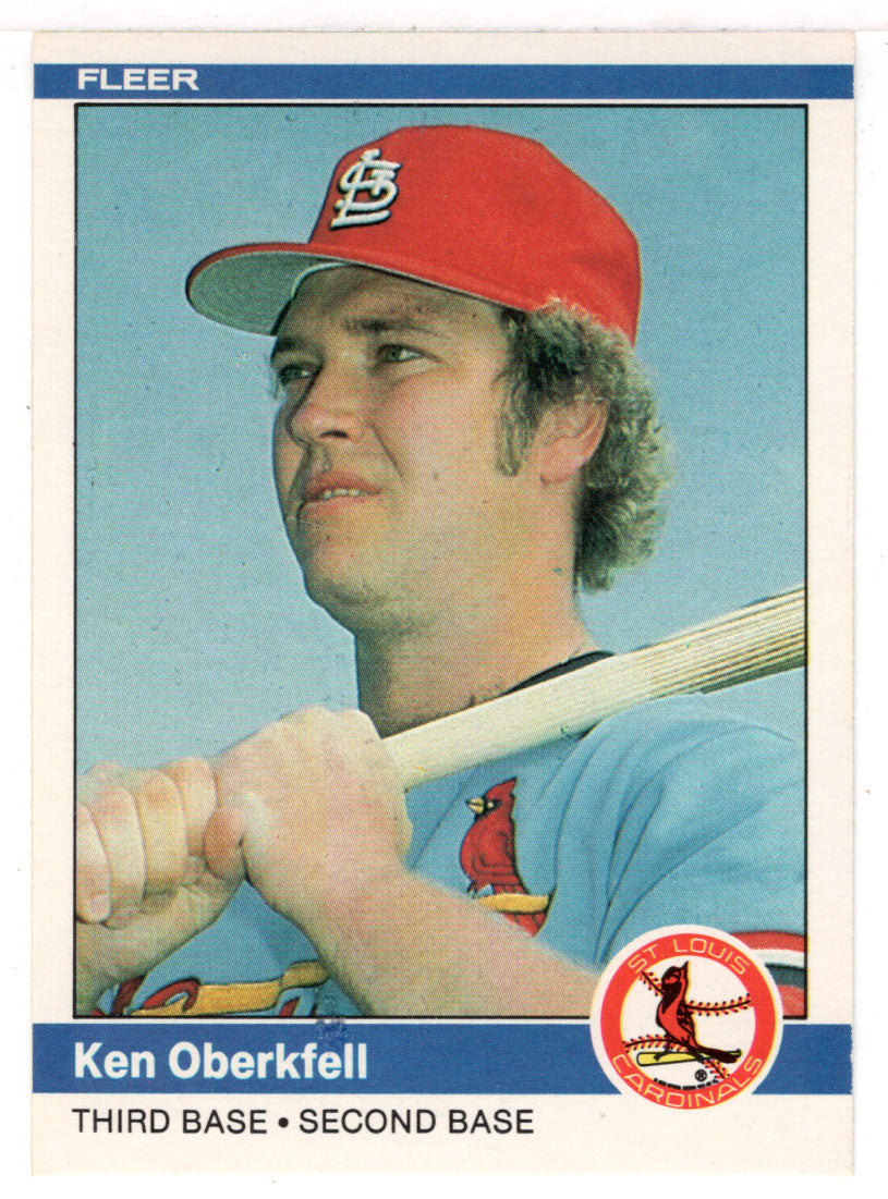 Ken Oberkfell - St. Louis Cardinals (MLB Baseball Card) 1984 Fleer # 330 Mint