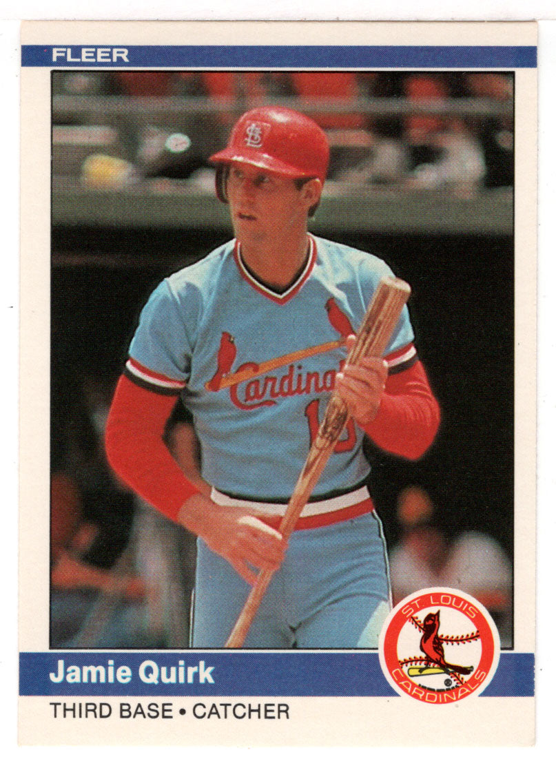 Jamie Quirk - St. Louis Cardinals (MLB Baseball Card) 1984 Fleer # 332 Mint