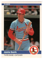 Jamie Quirk - St. Louis Cardinals (MLB Baseball Card) 1984 Fleer # 332 Mint