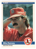 Mike Ramsey - St. Louis Cardinals (MLB Baseball Card) 1984 Fleer # 333 Mint
