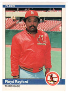 Floyd Rayford - St. Louis Cardinals (MLB Baseball Card) 1984 Fleer # 334 Mint