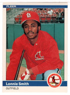 Lonnie Smith - St. Louis Cardinals (MLB Baseball Card) 1984 Fleer # 335 Mint