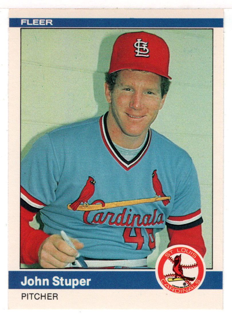 John Stuper - St. Louis Cardinals (MLB Baseball Card) 1984 Fleer # 337 Mint